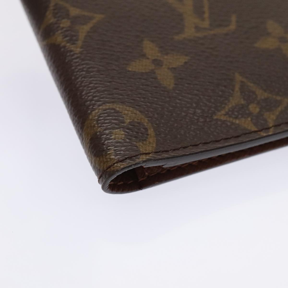 LOUIS VUITTON Monogram Porte Valeurs Cartes Credit Wallet M61823 LV Auth 88877