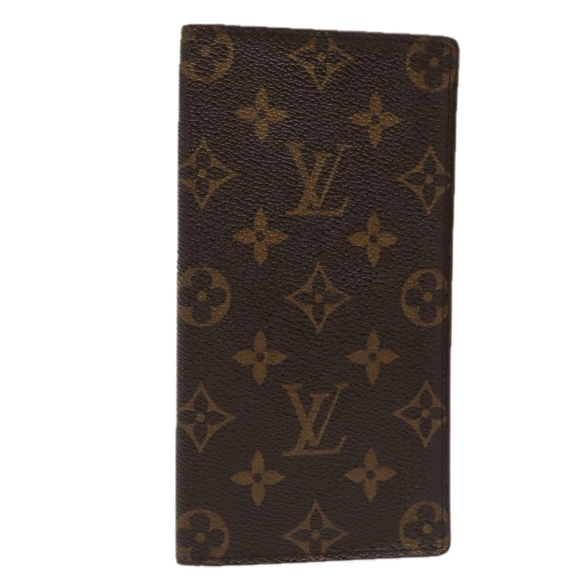 LOUIS VUITTON Monogram Porte Cartes Credit Billfold Wallet M60825 LV Auth 88878