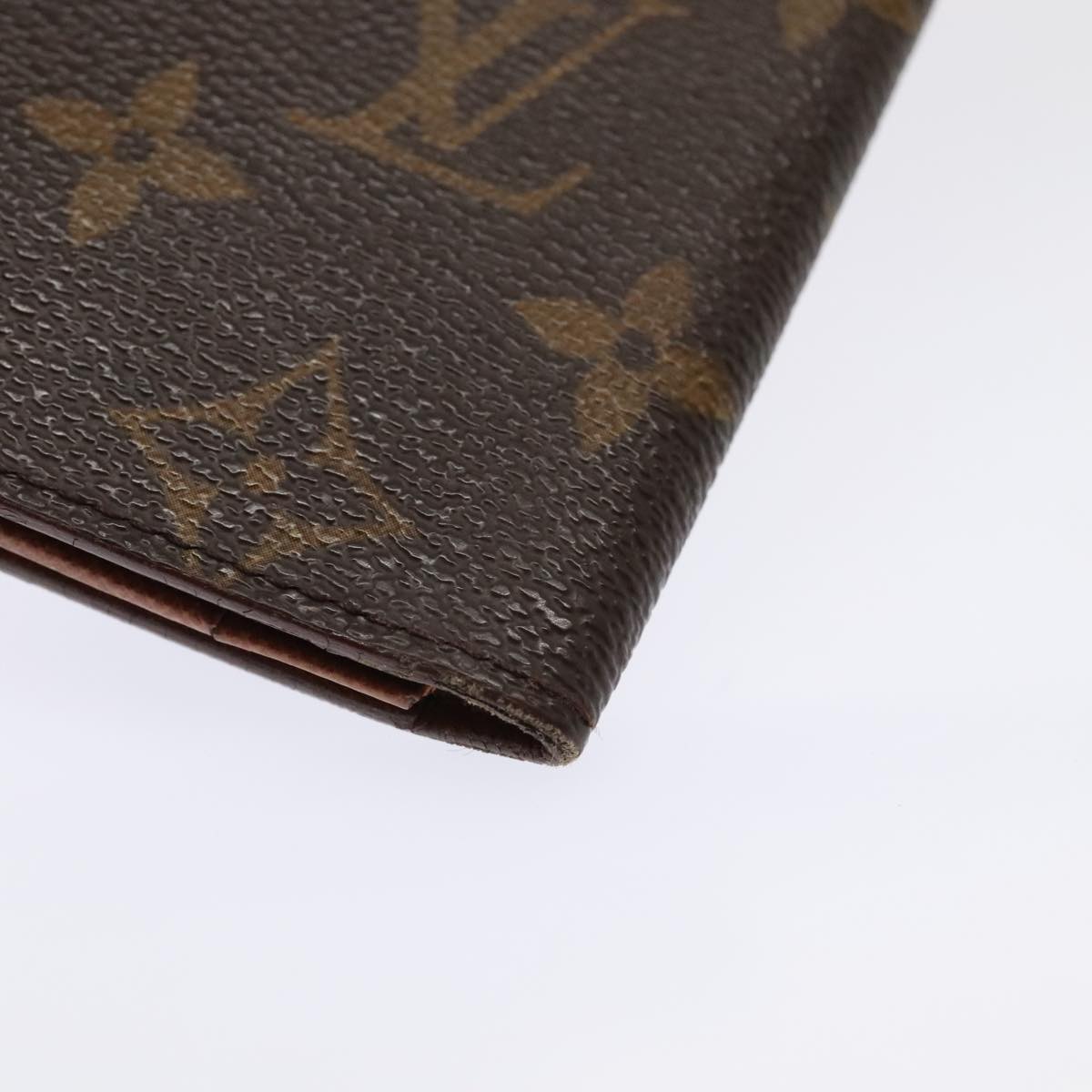 LOUIS VUITTON Monogram Porte Cartes Credit Billfold Wallet M60825 LV Auth 88878