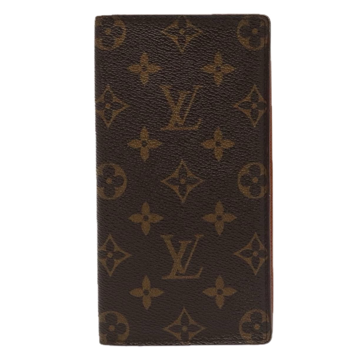 LOUIS VUITTON Monogram Porte Cartes Credit Billfold Wallet M60825 LV Auth 88878