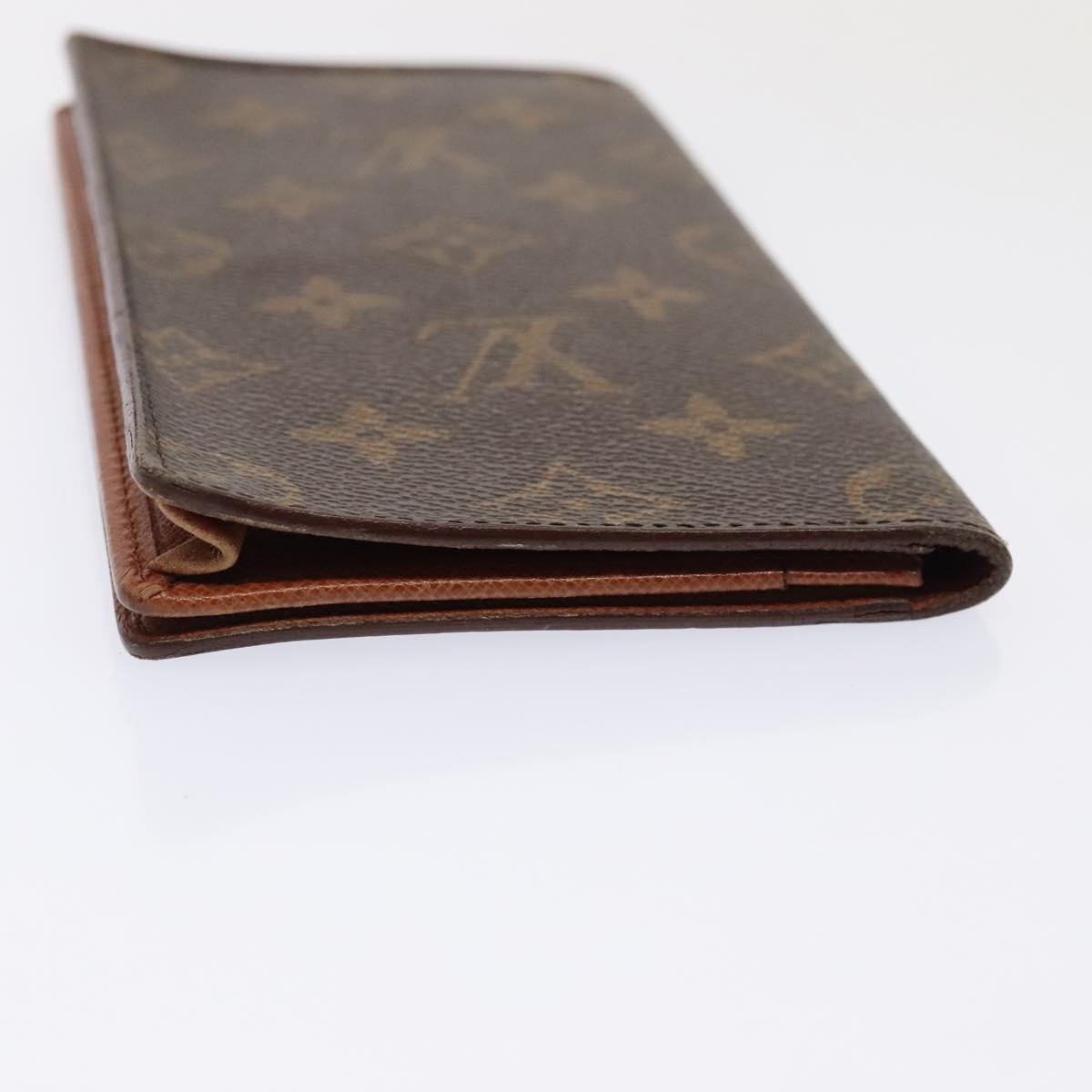 LOUIS VUITTON Monogram Porte Cartes Credit Billfold Wallet M60825 LV Auth 88878