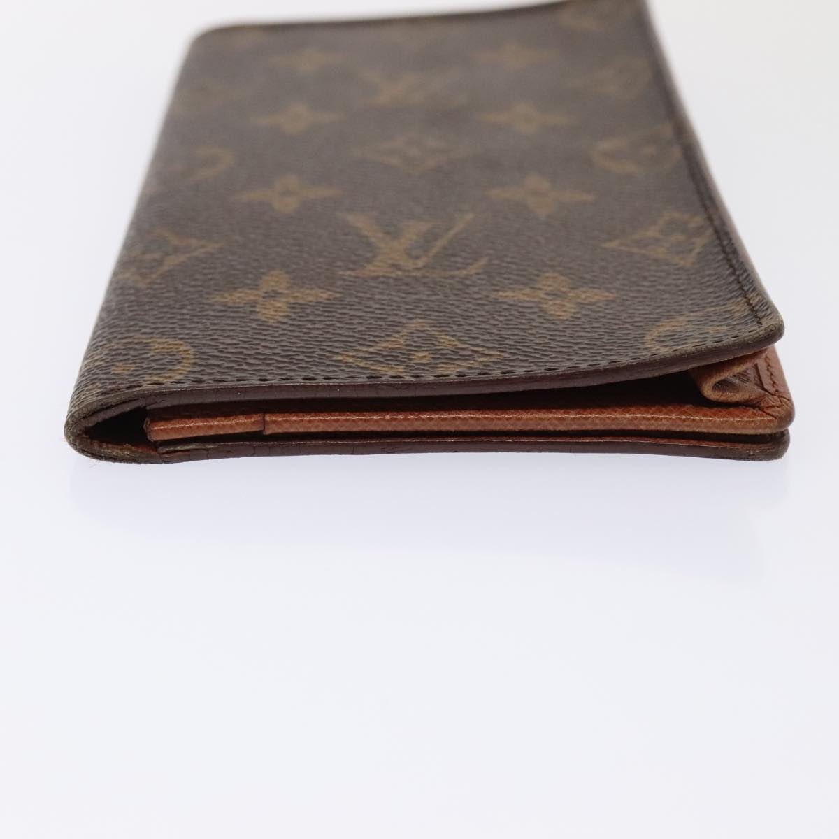 LOUIS VUITTON Monogram Porte Cartes Credit Billfold Wallet M60825 LV Auth 88878