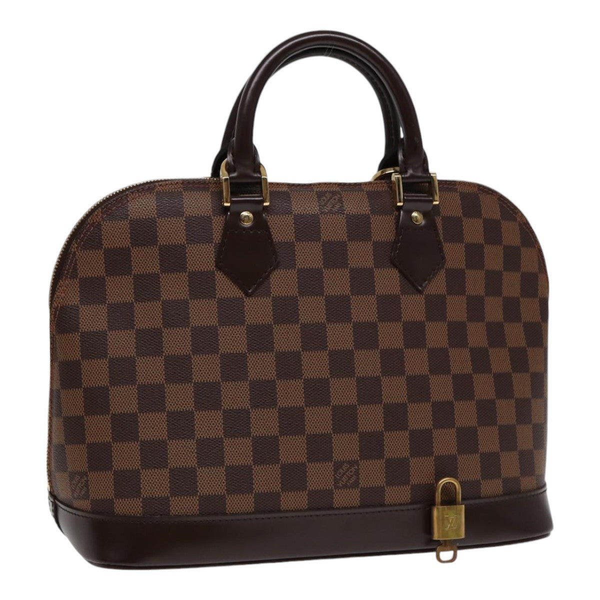 LOUIS VUITTON Damier Ebene Alma Hand Bag N51131 LV Auth 88893A