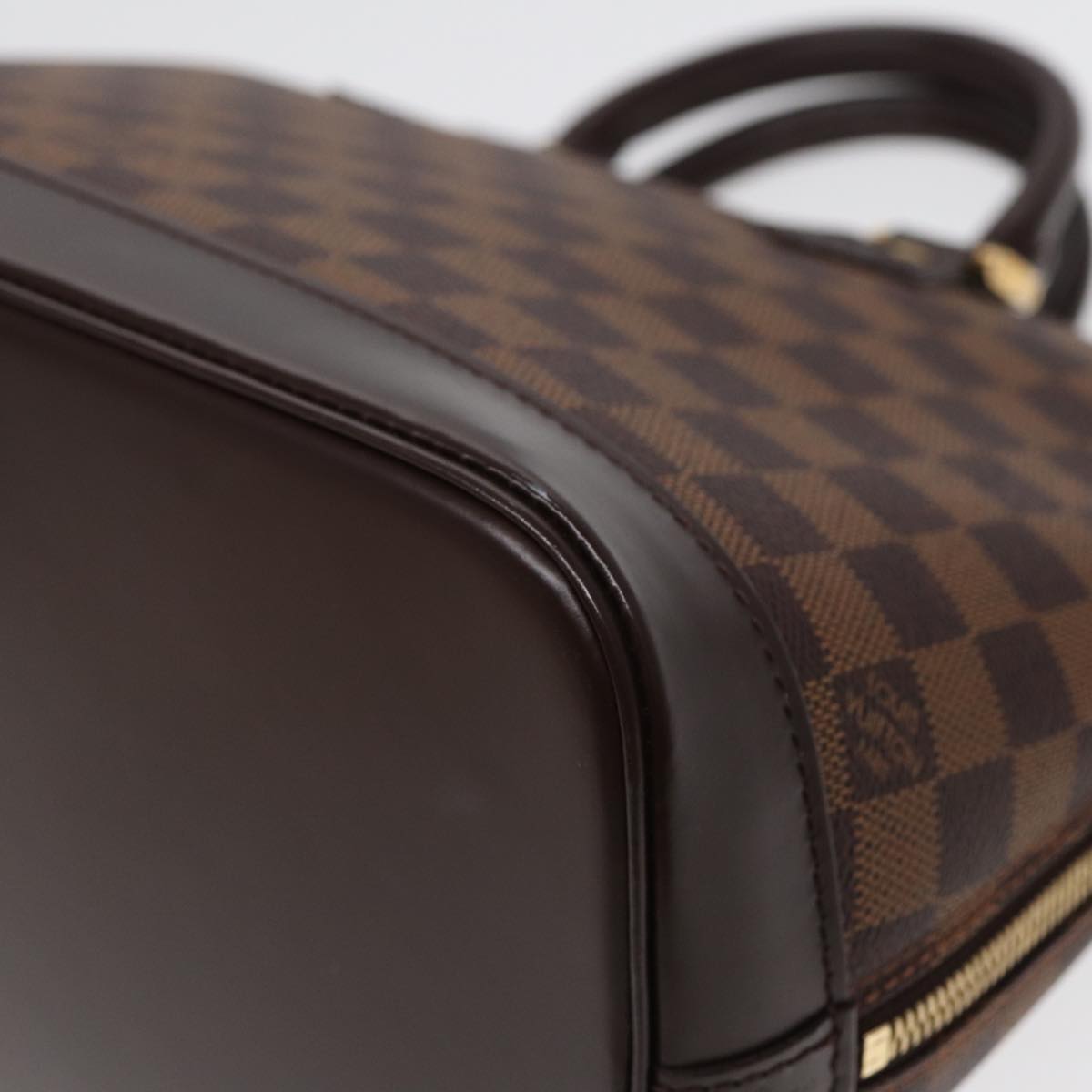 LOUIS VUITTON Damier Ebene Alma Hand Bag N51131 LV Auth 88893A