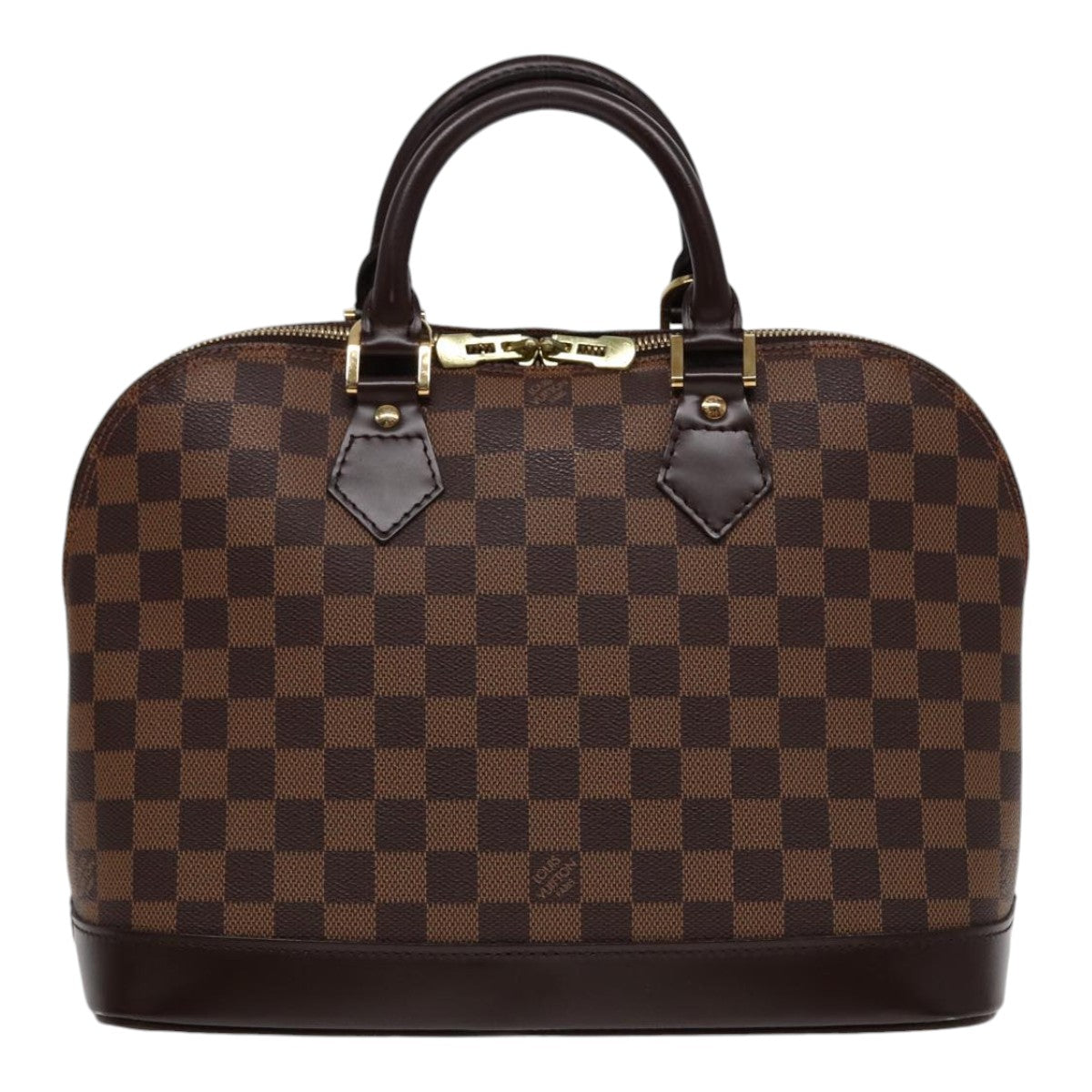 LOUIS VUITTON Damier Ebene Alma Hand Bag N51131 LV Auth 88893A