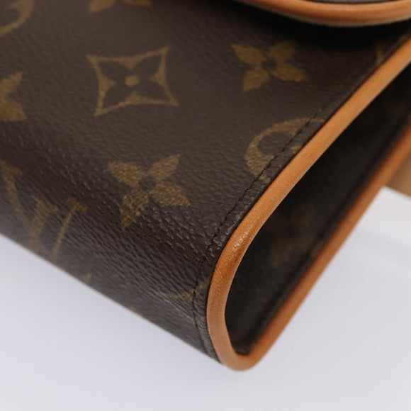 LOUIS VUITTON Monogram Pochette Florentine Waist bag M51855 LV Auth 88916AV