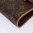 LOUIS VUITTON Monogram Pochette Florentine Waist bag M51855 LV Auth 88916AV-17