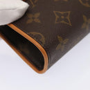 LOUIS VUITTON Monogram Pochette Florentine Waist bag M51855 LV Auth 88916AV-18