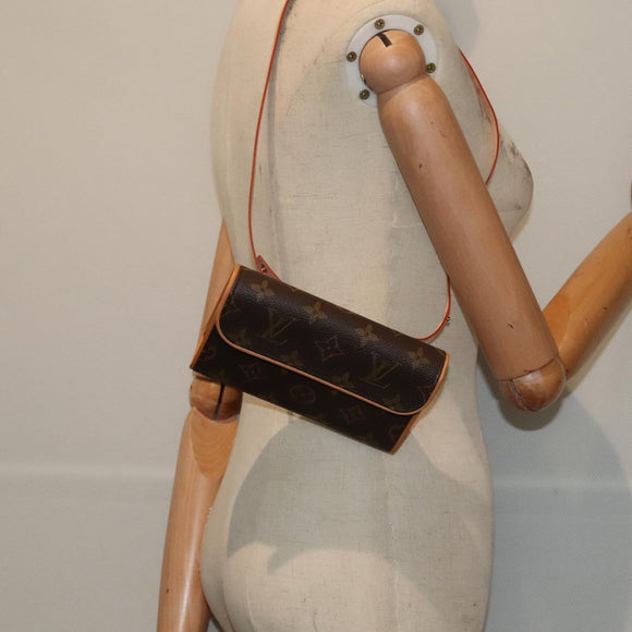 LOUIS VUITTON Monogram Pochette Florentine Waist bag M51855 LV Auth 88916V