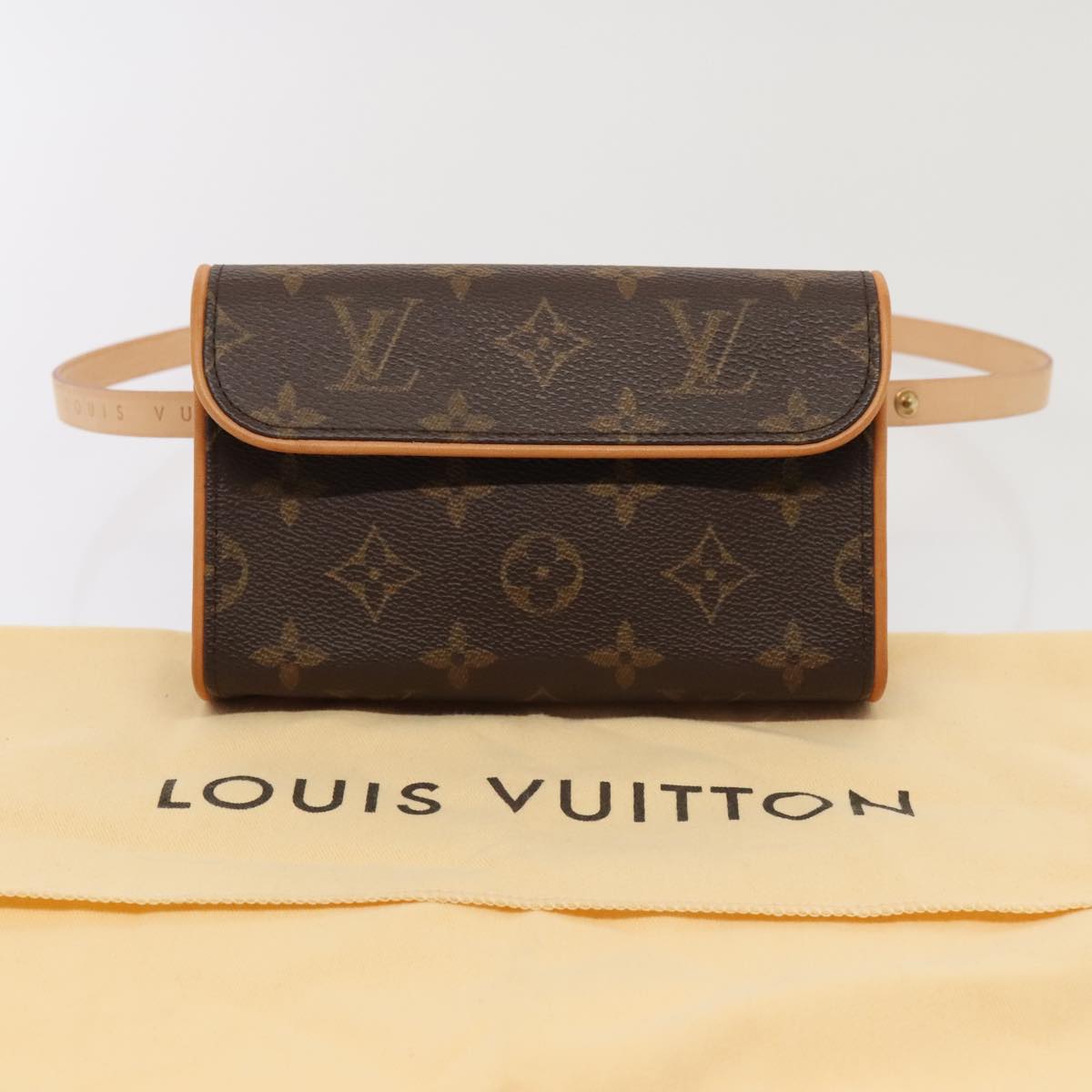 LOUIS VUITTON Monogram Pochette Florentine Waist bag M51855 LV Auth 88916A