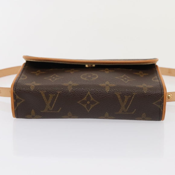 LOUIS VUITTON Monogram Pochette Florentine Waist bag M51855 LV Auth 88916AV