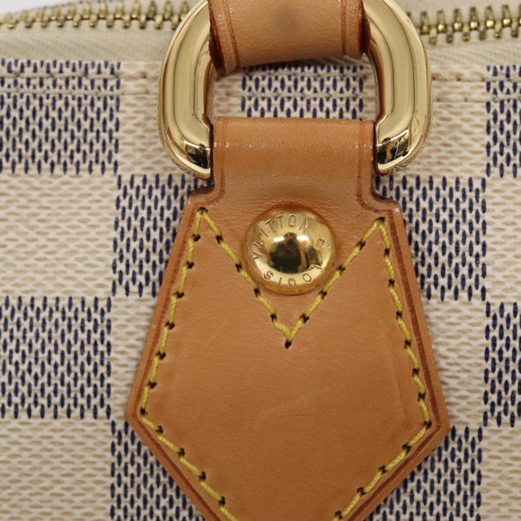 LOUIS VUITTON Damier Azur Saleya PM Tote Bag N51186 LV Auth 88918AV