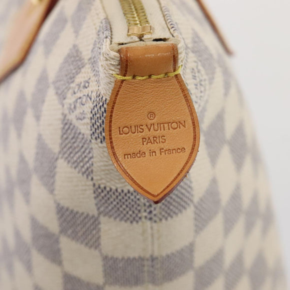 LOUIS VUITTON Damier Azur Saleya PM Tote Bag N51186 LV Auth 88918AV