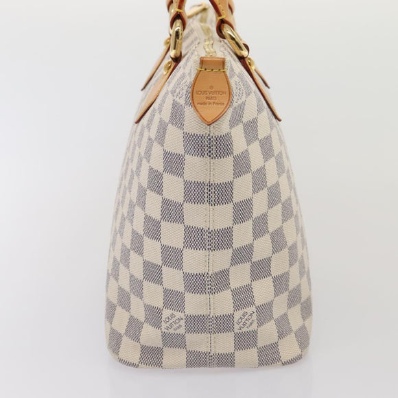 LOUIS VUITTON Damier Azur Saleya PM Tote Bag N51186 LV Auth 88918AV