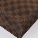 LOUIS VUITTON Damier Ebene Sac Plat Hand Bag N51140 LV Auth 88919V-9