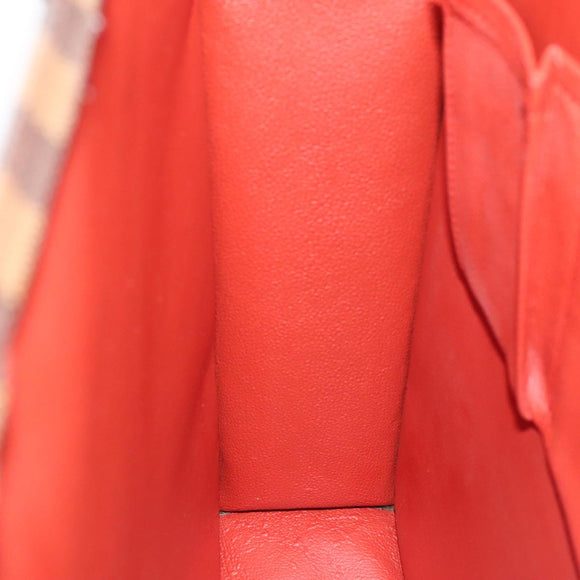 LOUIS VUITTON Damier Ebene Sac Plat Hand Bag N51140 LV Auth 88919AV