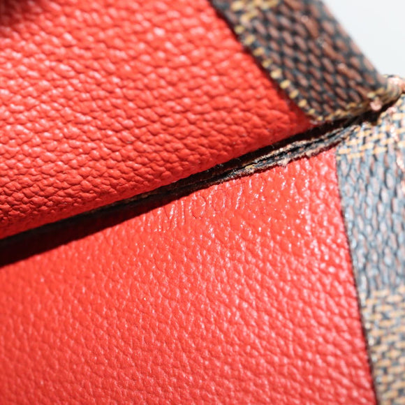 LOUIS VUITTON Damier Ebene Sac Plat Hand Bag N51140 LV Auth 88919AV