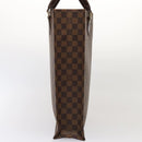 LOUIS VUITTON Damier Ebene Sac Plat Hand Bag N51140 LV Auth 88919V-3