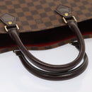 LOUIS VUITTON Damier Ebene Sac Plat Hand Bag N51140 LV Auth 88919V-7