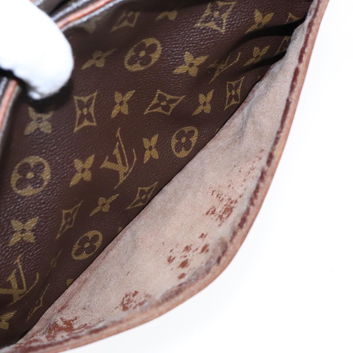 LOUIS VUITTON Monogram Compiegne 28 Clutch Bag M51845 LV Auth 88930