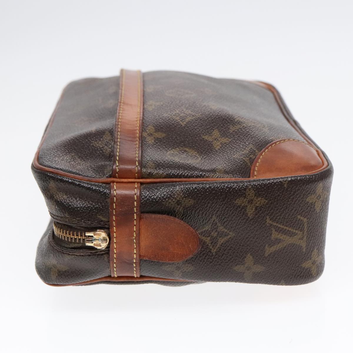 LOUIS VUITTON Monogram Compiegne 28 Clutch Bag M51845 LV Auth 88930