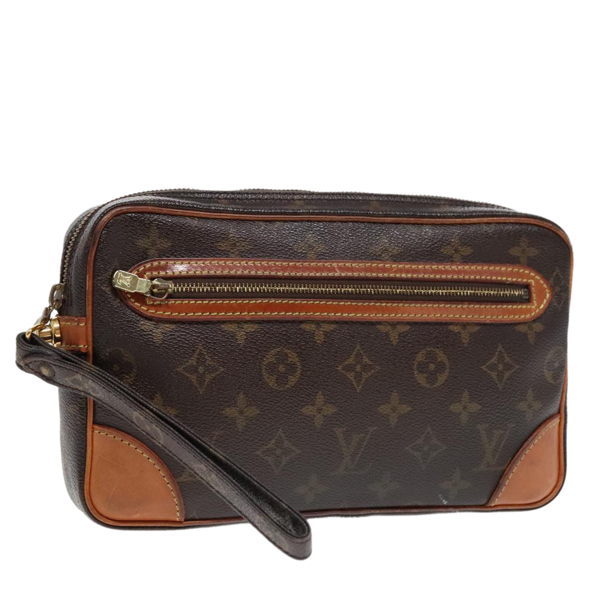 LOUIS VUITTON Monogram Marly Dragonne GM Clutch Bag M51825 LV Auth 88932