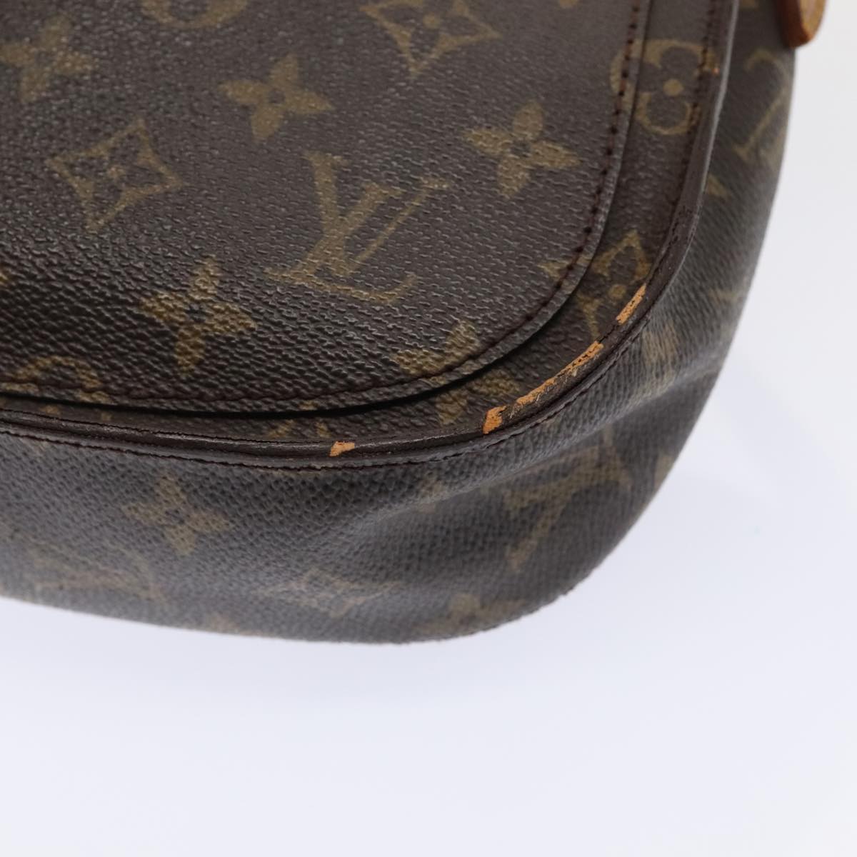 LOUIS VUITTON Monogram Saint Cloud GM Shoulder Bag M51242 LV Auth 88949