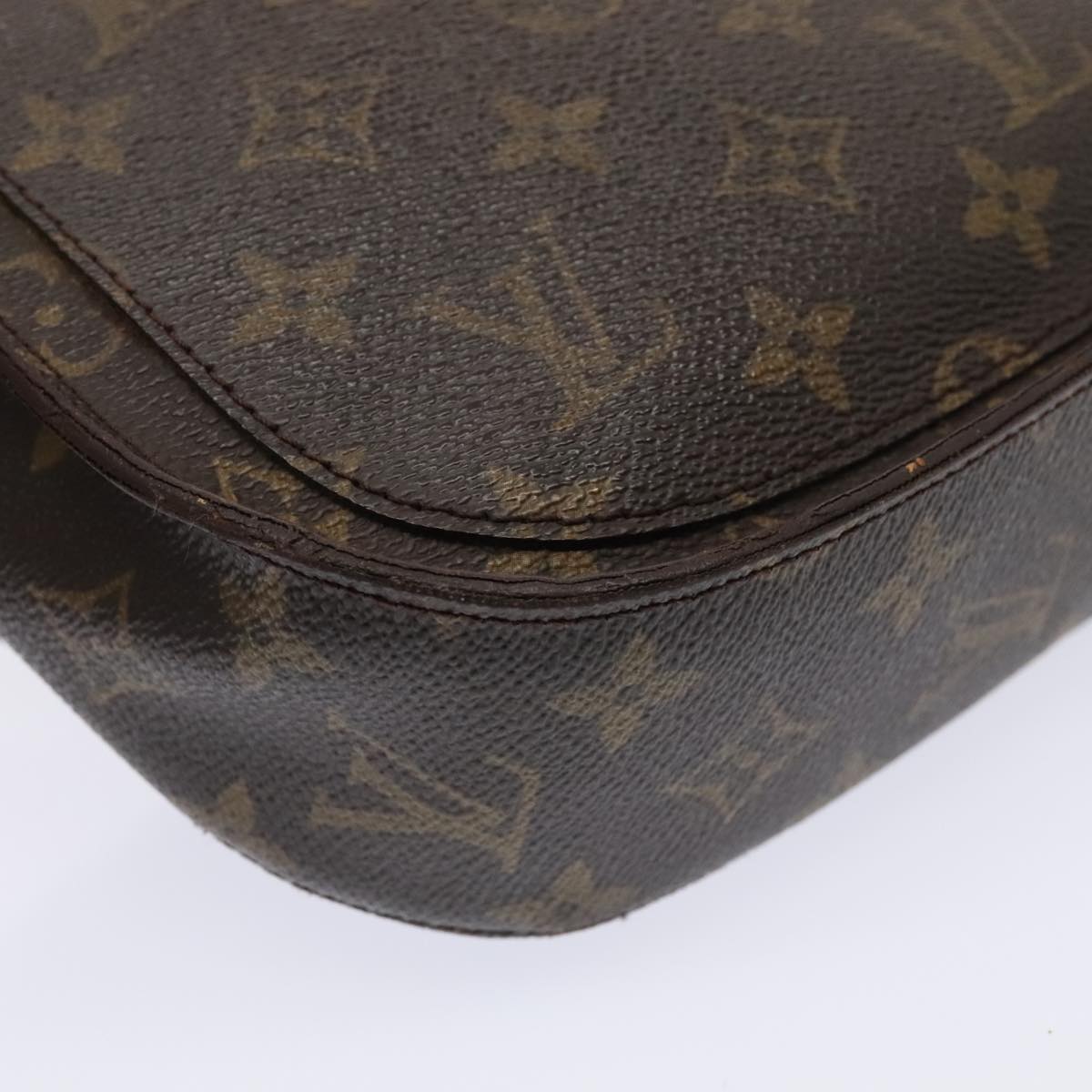 LOUIS VUITTON Monogram Saint Cloud GM Shoulder Bag M51242 LV Auth 88949