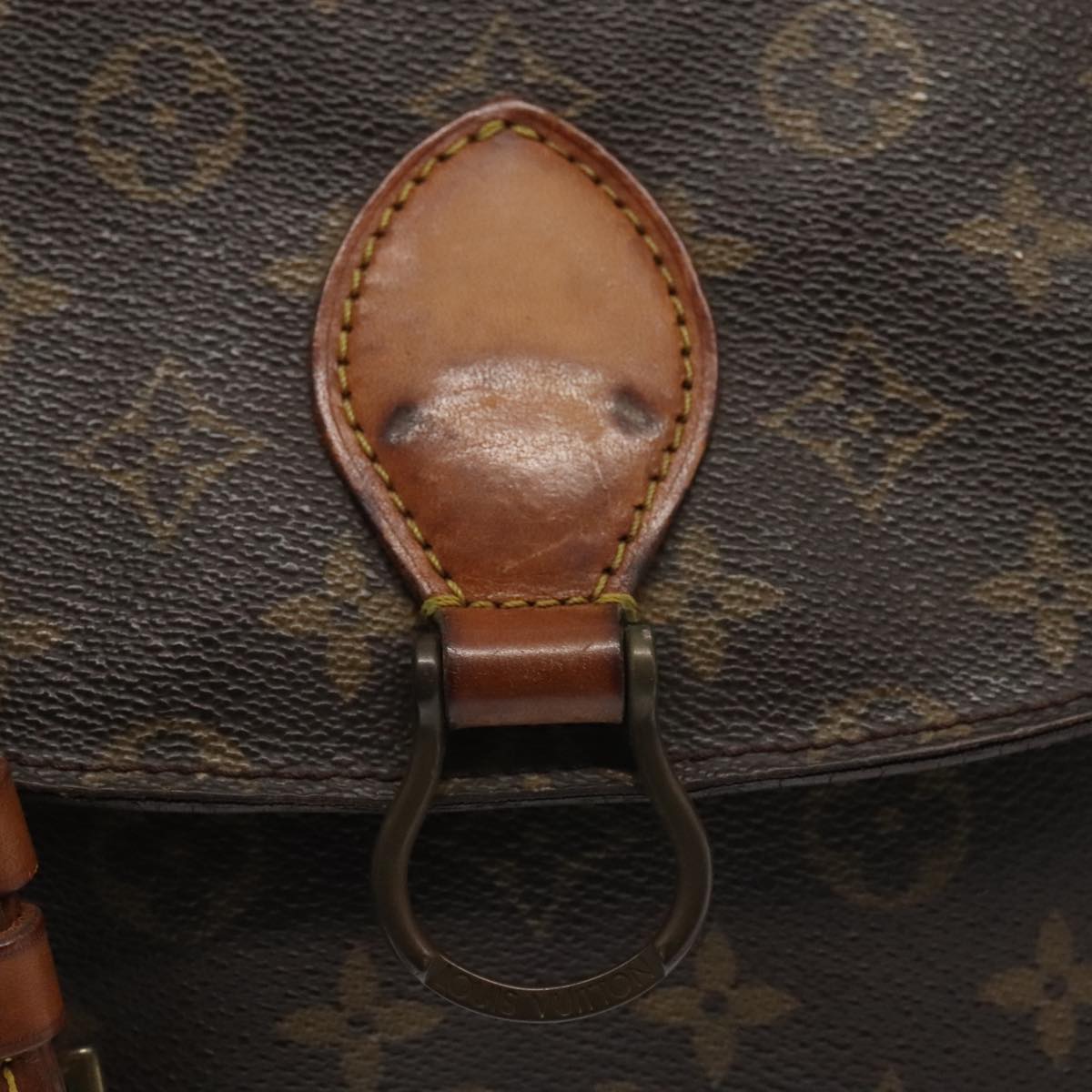 LOUIS VUITTON Monogram Saint Cloud GM Shoulder Bag M51242 LV Auth 88949