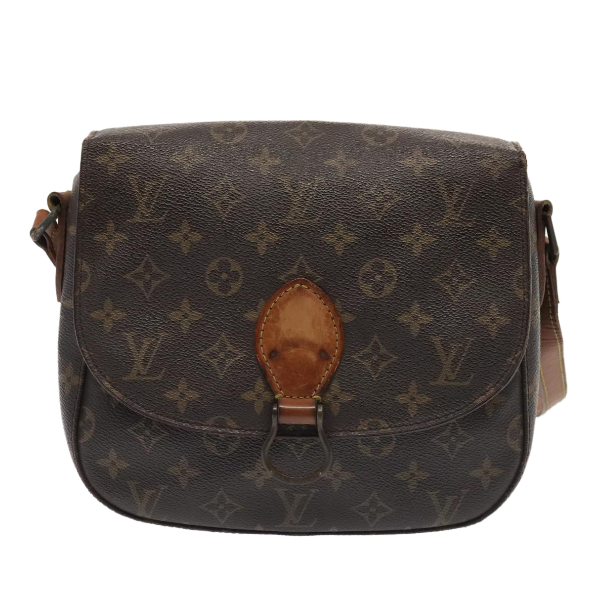 LOUIS VUITTON Monogram Saint Cloud GM Shoulder Bag M51242 LV Auth 88949