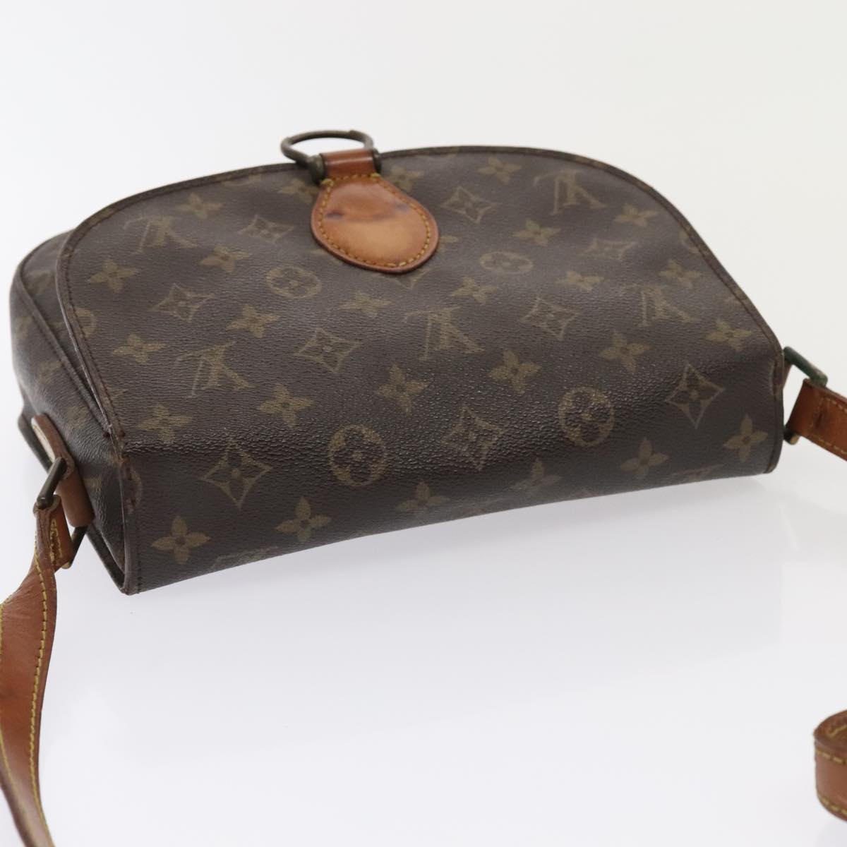 LOUIS VUITTON Monogram Saint Cloud GM Shoulder Bag M51242 LV Auth 88949