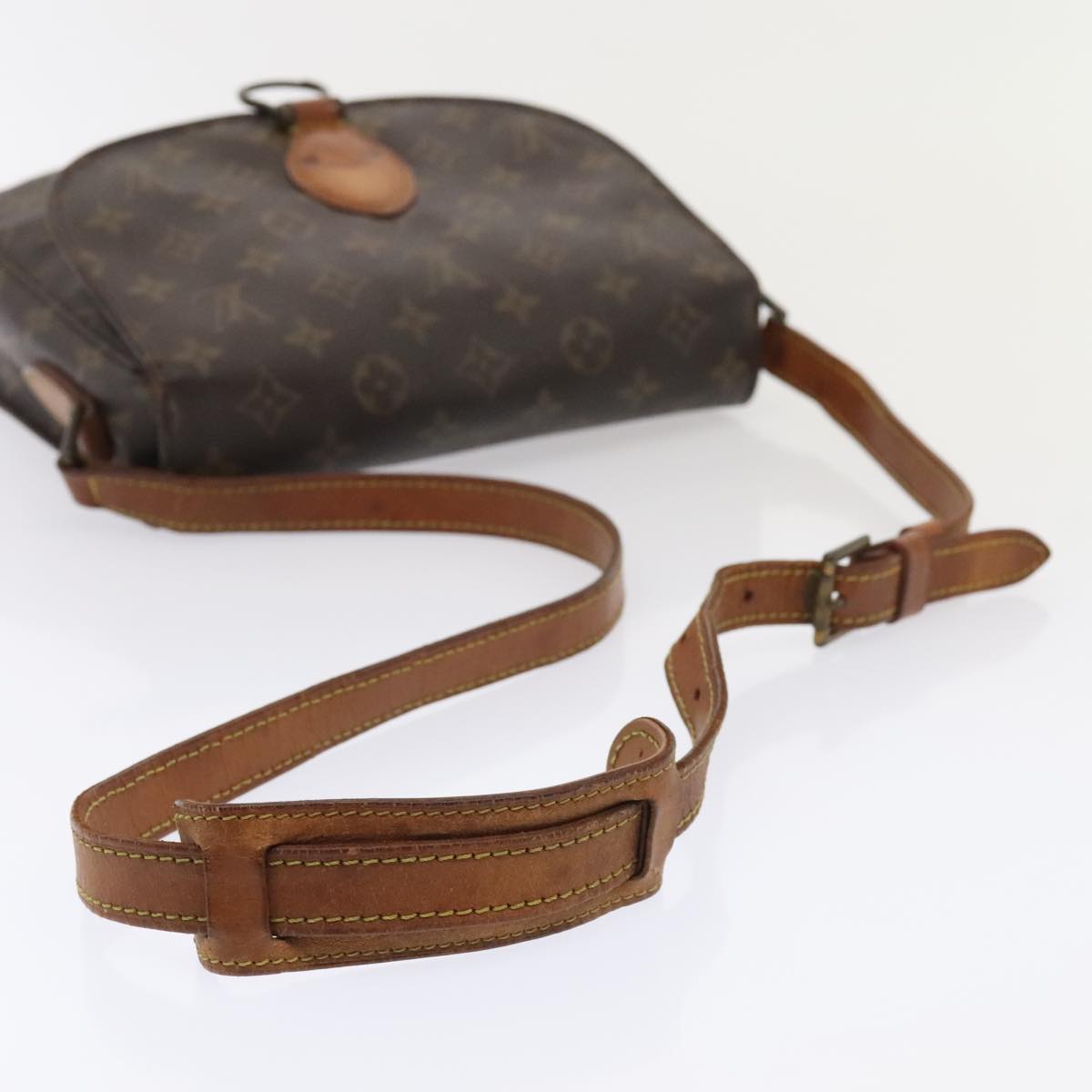 LOUIS VUITTON Monogram Saint Cloud GM Shoulder Bag M51242 LV Auth 88949