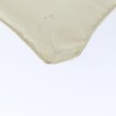 PRADA Shoulder Bag Nylon White Silver Auth 88961-16