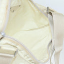 PRADA Shoulder Bag Nylon White Silver Auth 88961-19