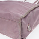 PRADA Hand Bag Nylon Purple Silver Auth 88963-14