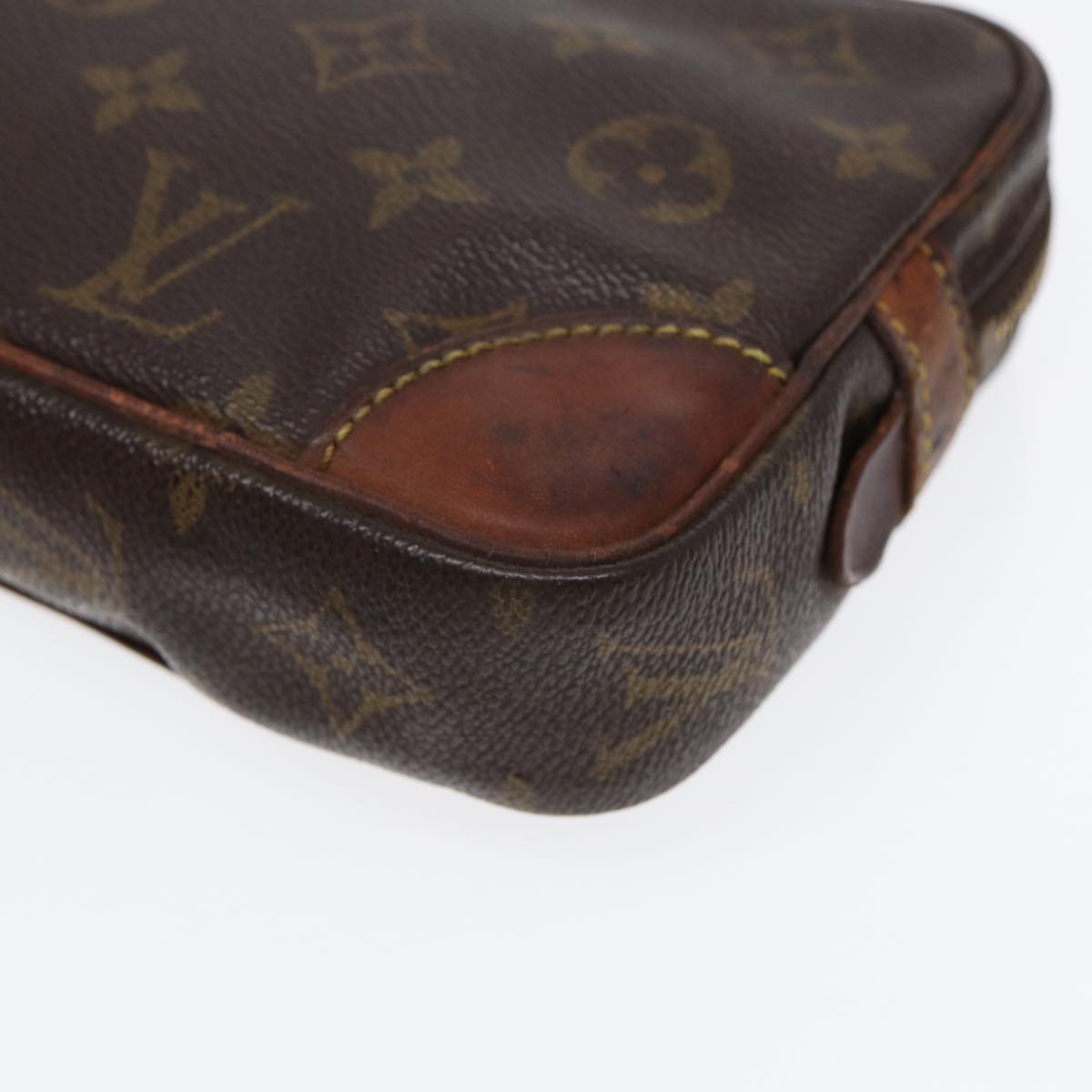 LOUIS VUITTON Monogram Marly Dragonne PM Clutch Bag M51827 LV Auth 88992