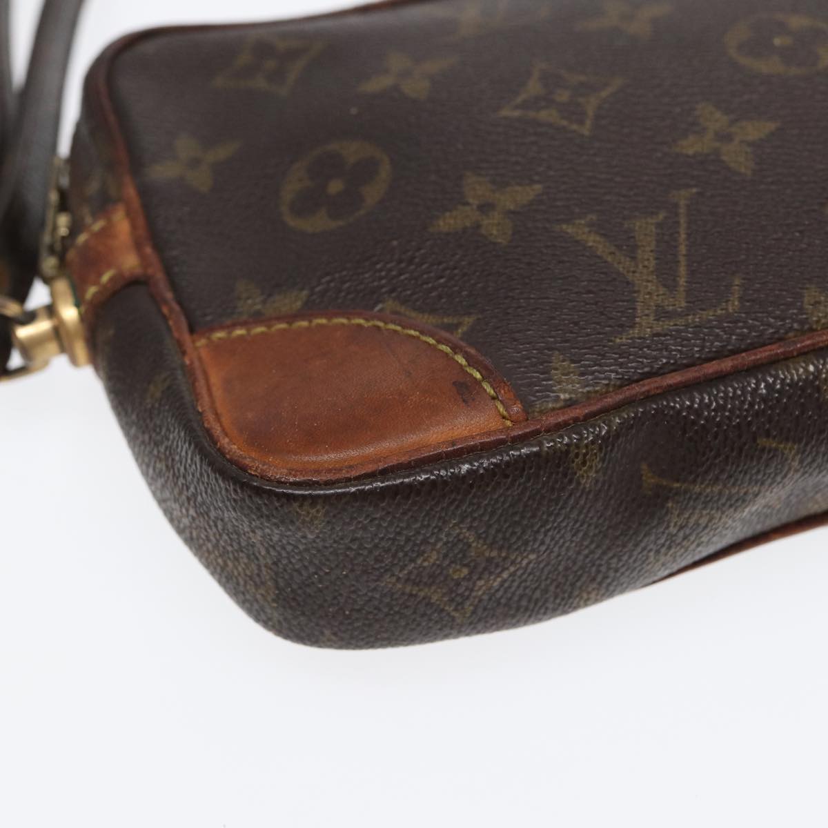 LOUIS VUITTON Monogram Marly Dragonne PM Clutch Bag M51827 LV Auth 88992