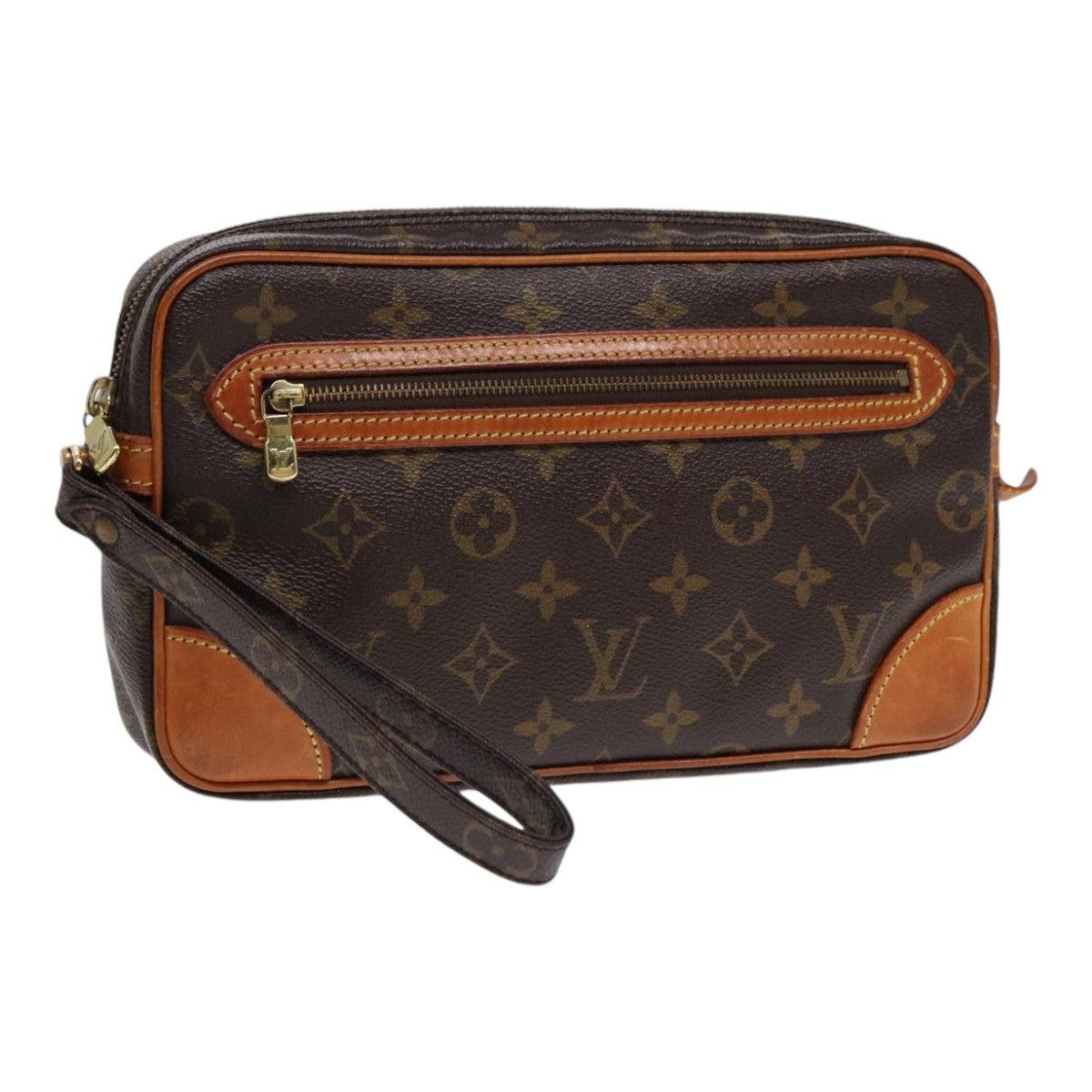 LOUIS VUITTON Monogram Marly Dragonne GM Clutch Bag M51825 LV Auth 88999