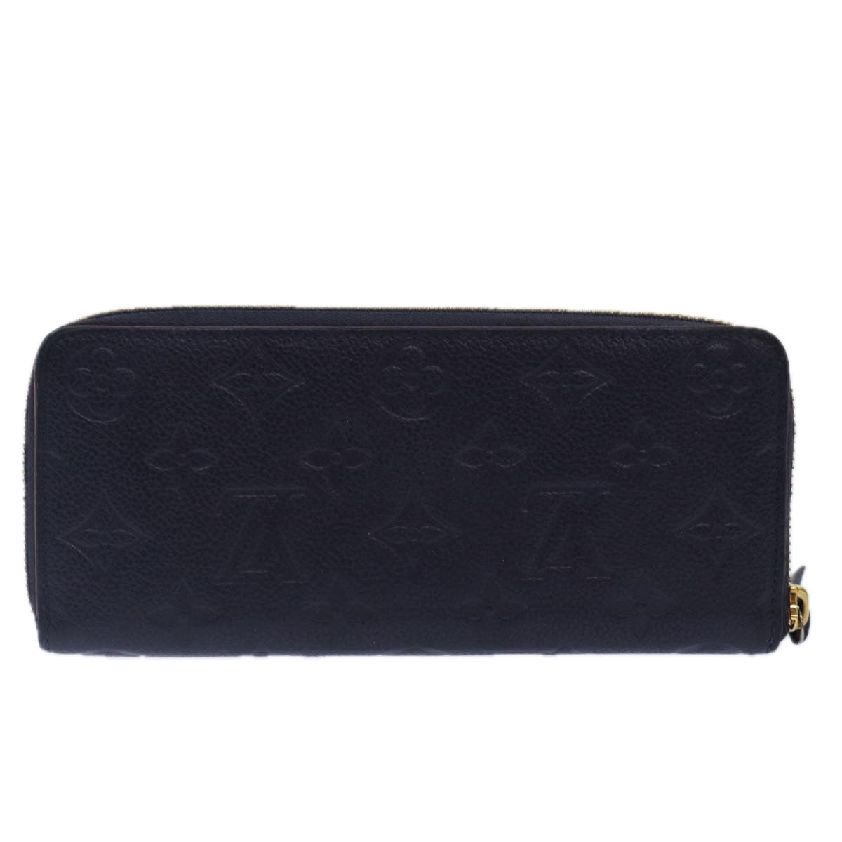 LOUIS VUITTON Empreinte Portefeuille Clemence Long Wallet Navy M60171 Auth 89009 - 0