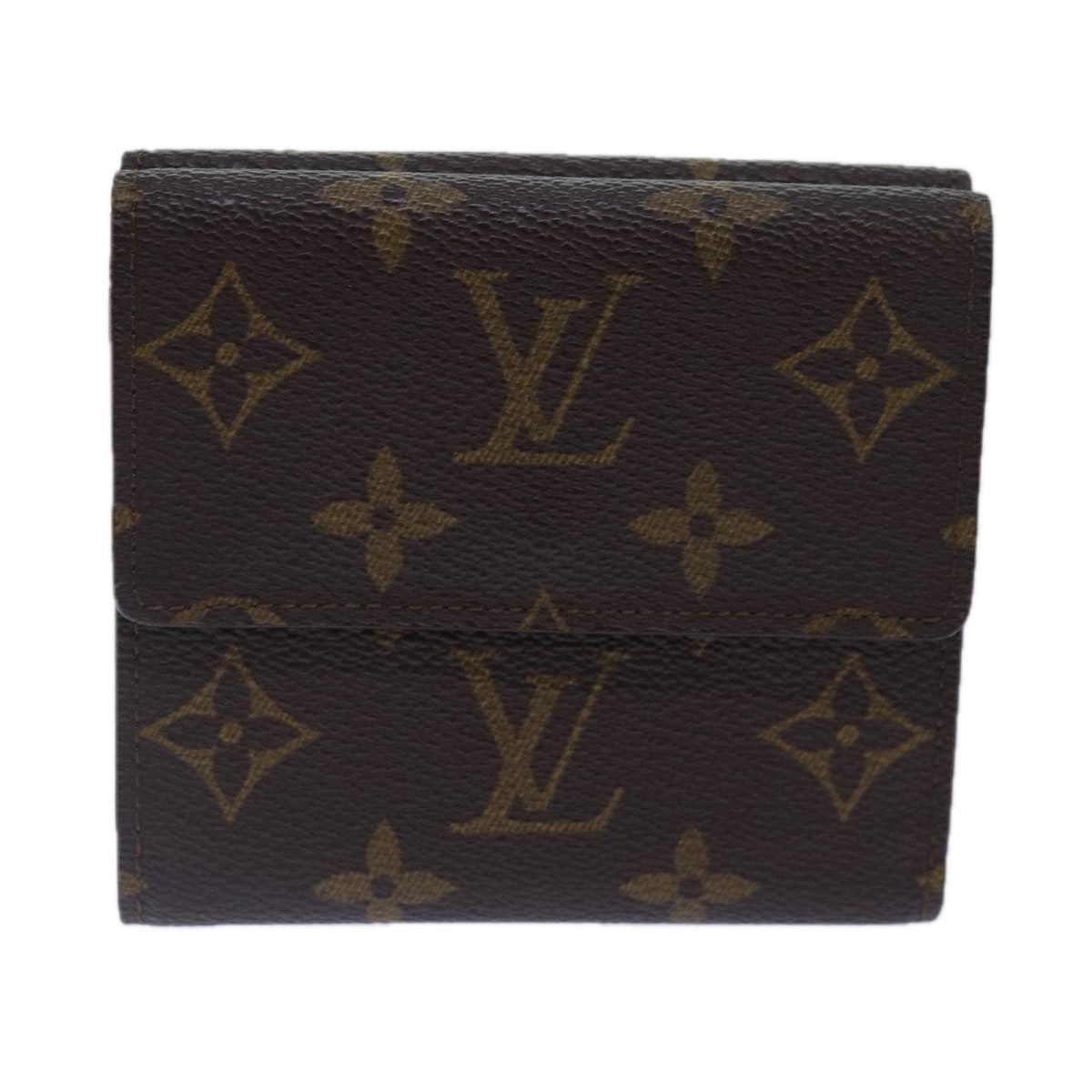 LOUIS VUITTON Monogram Portefeuille Elise Trifold Wallet M61654 LV Auth 89012 - 0