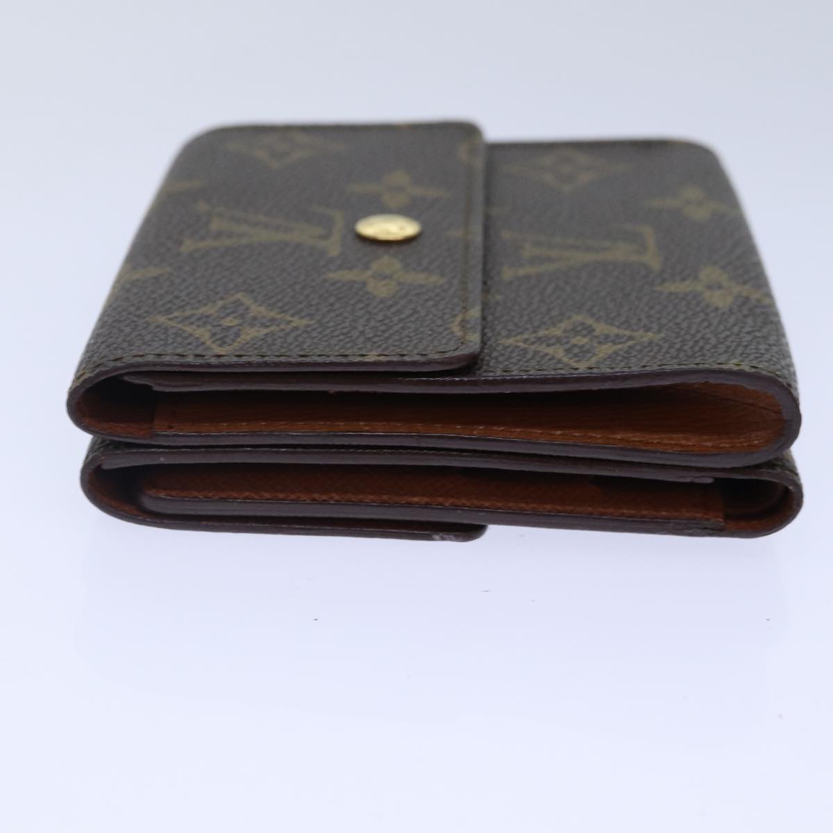 LOUIS VUITTON Monogram Portefeuille Elise Trifold Wallet M61654 LV Auth 89012