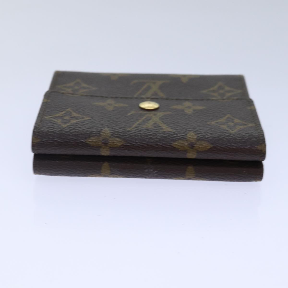 LOUIS VUITTON Monogram Portefeuille Elise Trifold Wallet M61654 LV Auth 89012