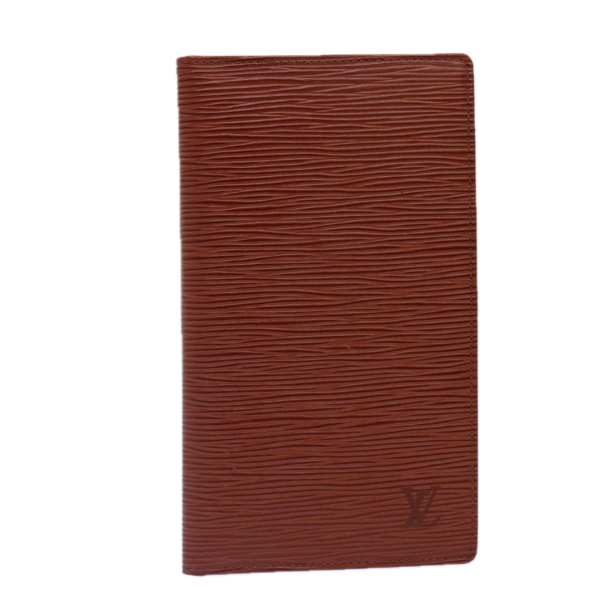 LOUIS VUITTON Epi Portefeuille Emily Long Wallet Brown LV Auth 89014