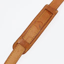 LOUIS VUITTON Adjustable Shoulder Strap Leather 37""-43.7"" Beige LV Auth 89016-7