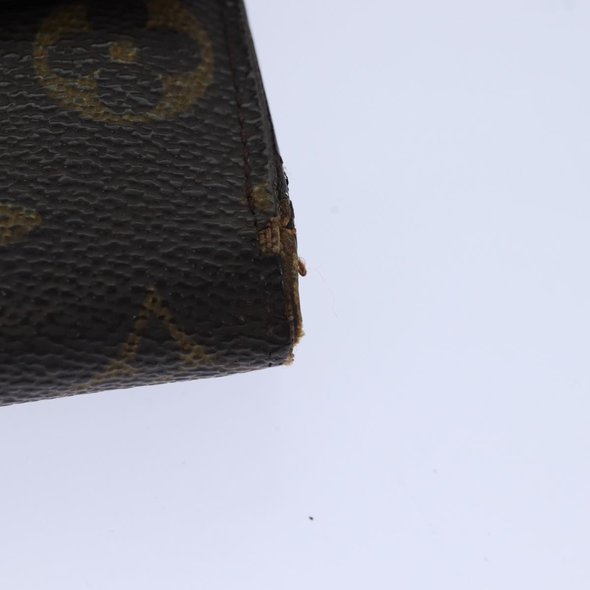 LOUIS VUITTON Monogram Portefeuille Elise Trifold Wallet M61654 LV Auth 89018