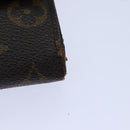 LOUIS VUITTON Monogram Portefeuille Elise Trifold Wallet M61654 LV Auth 89018-16