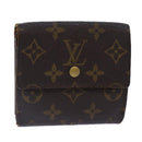 LOUIS VUITTON Monogram Portefeuille Elise Trifold Wallet M61654 LV Auth 89018-1