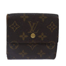 LOUIS VUITTON Monogram Portefeuille Elise Trifold Wallet M61654 LV Auth 89018-13