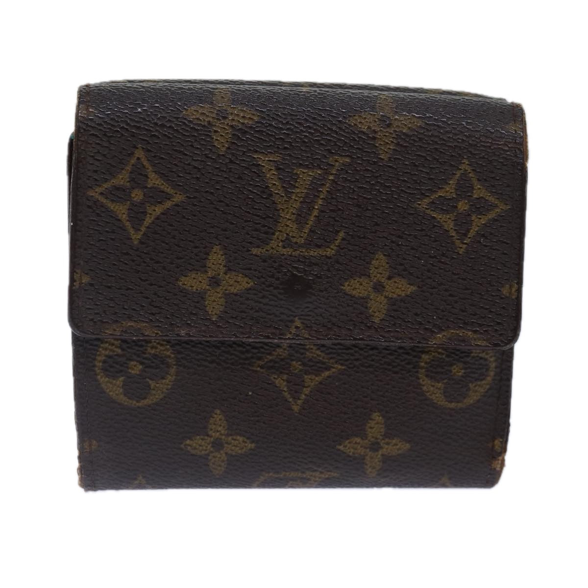 LOUIS VUITTON Monogram Portefeuille Elise Trifold Wallet M61654 LV Auth 89018 - 0