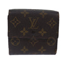 LOUIS VUITTON Monogram Portefeuille Elise Trifold Wallet M61654 LV Auth 89018-2